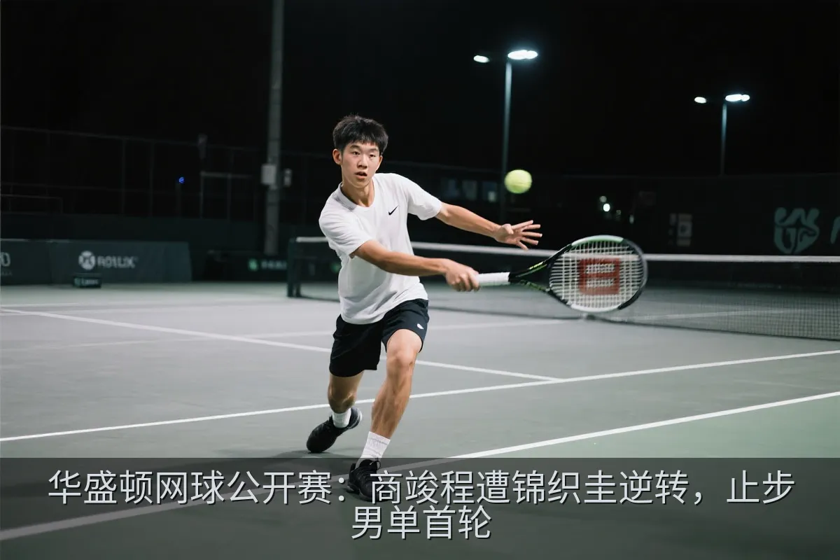 华盛顿网球公开赛：商竣程遭锦织圭逆转，止步男单首轮