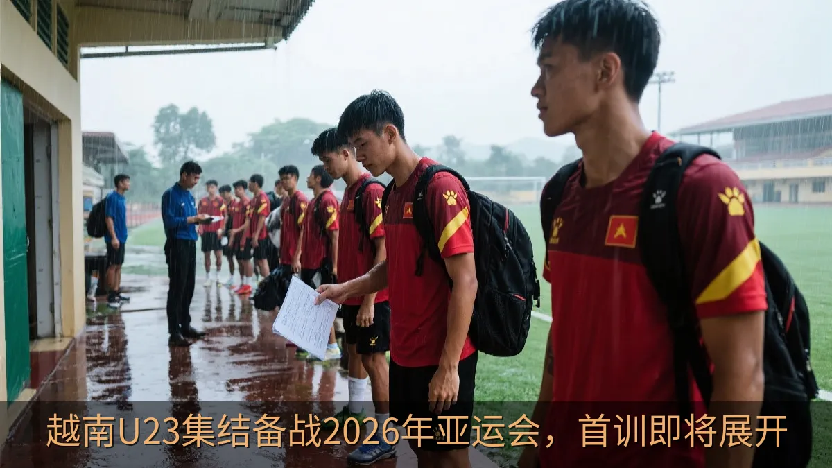 越南U23集结备战2026年亚运会，首训即将展开